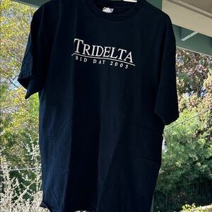 Tri Delta Black Short Sleeve Tee